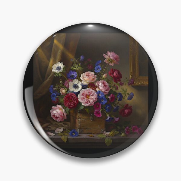 Item preview, Elegant Floral Still Life Painting – Timeless Home Décor #6 designed and sold by Helios Be. Lavsh.