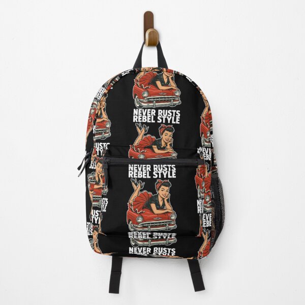Item preview, Rockabilly Pin-Up: Rebel Style Never Rusts Retro designed and sold by Pineapple-Tree.