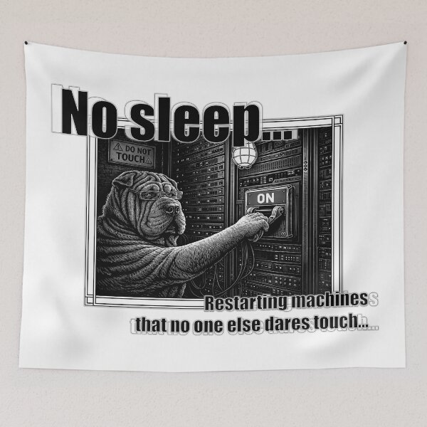 Item preview, Restarting Machines No One Else Dares To Touch IT Humor Meme designed and sold by ArhiStrategOne.