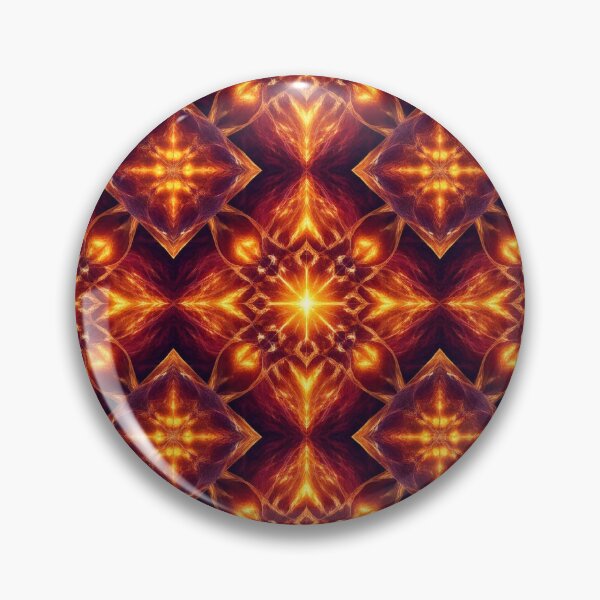 Item preview, Flaming star abstract and cosmic pattern flowers designed and sold by Marici8.