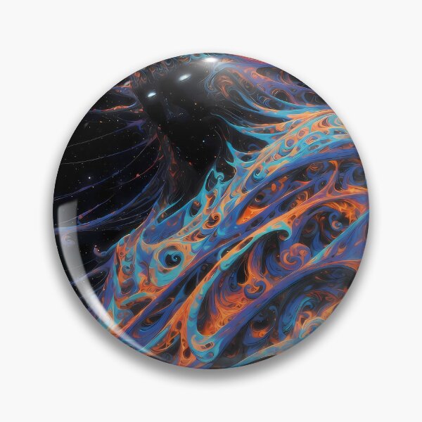 Item preview, The Guardian of the Umbral Veil | Cosmic Guardian Wall Art | Psychedelic Portal Entity designed and sold by House of the Charlatan.