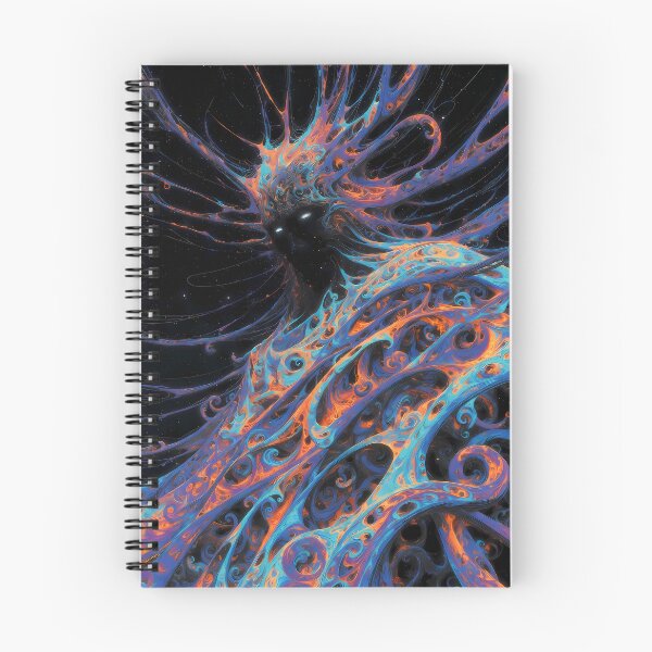 Item preview, The Guardian of the Umbral Veil | Cosmic Guardian Wall Art | Psychedelic Portal Entity designed and sold by House of the Charlatan.