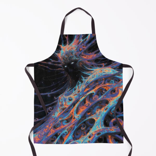 Item preview, The Guardian of the Umbral Veil | Cosmic Guardian Wall Art | Psychedelic Portal Entity designed and sold by House of the Charlatan.
