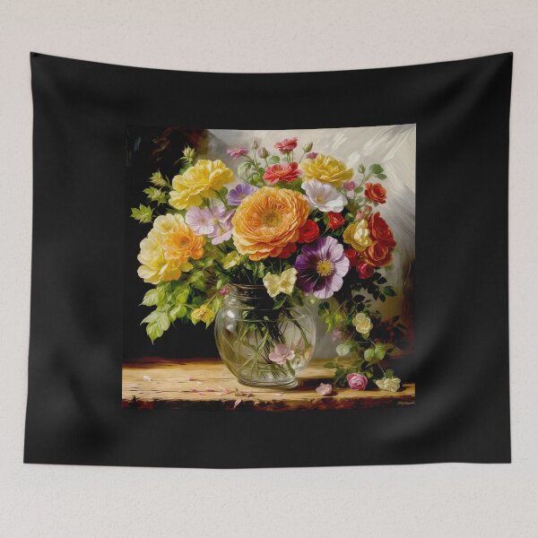 Item preview, Elegant Floral Still Life Painting – Timeless Home Décor #8 designed and sold by Helios Be. Lavsh.