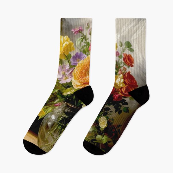 Item preview, Elegant Floral Still Life Painting – Timeless Home Décor #8 designed and sold by Helios Be. Lavsh.