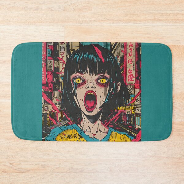 Item preview, Screaming Anime Girl - Neo Tokyo Retro Glitch Art designed and sold by QNTR CULT.