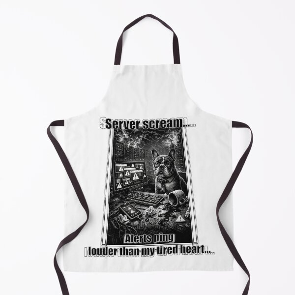 Item preview, Server Scream IT Humor French Bulldog Sysadmin Meme designed and sold by ArhiStrategOne.