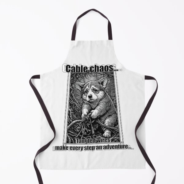 Item preview, Cable Storm IT Humor Corgi Sysadmin Meme designed and sold by ArhiStrategOne.