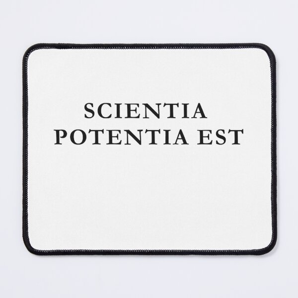 Item preview, Scientia Potentia Est Latin Knowledge Dark Academia Design designed and sold by semenol.