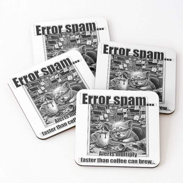 Item preview, Error Spam IT Humor Chihuahua Alert Storm Meme designed and sold by ArhiStrategOne.