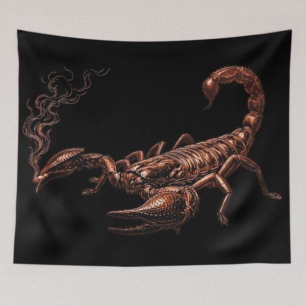 Item preview, Smoking Scorpion – Black & Copper designed and sold by Alan-David.