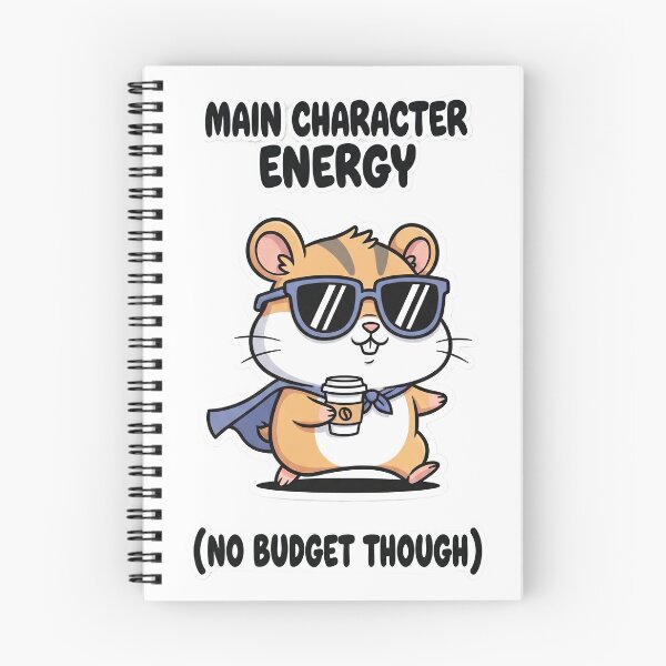 Item preview, Main Character Energy (No Budget Though) designed and sold by artaipix.