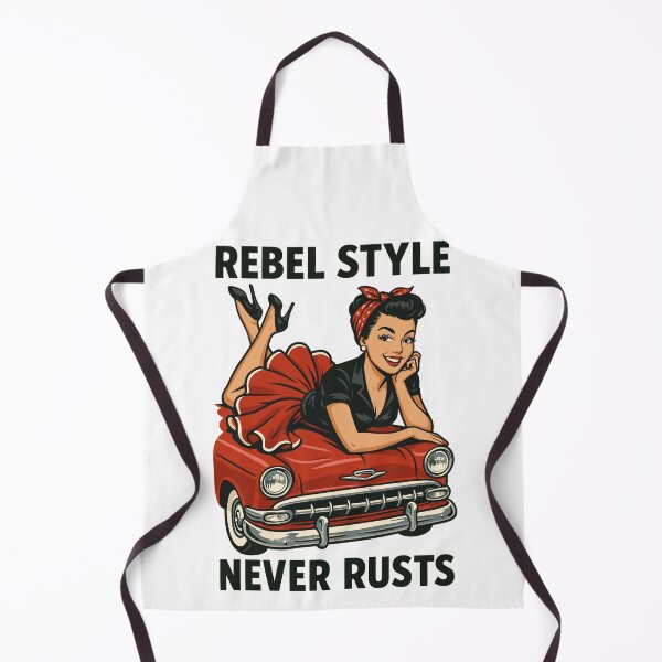 Item preview, Rockabilly Pin-Up: Rebel Style Never Rusts Retro designed and sold by Pineapple-Tree.