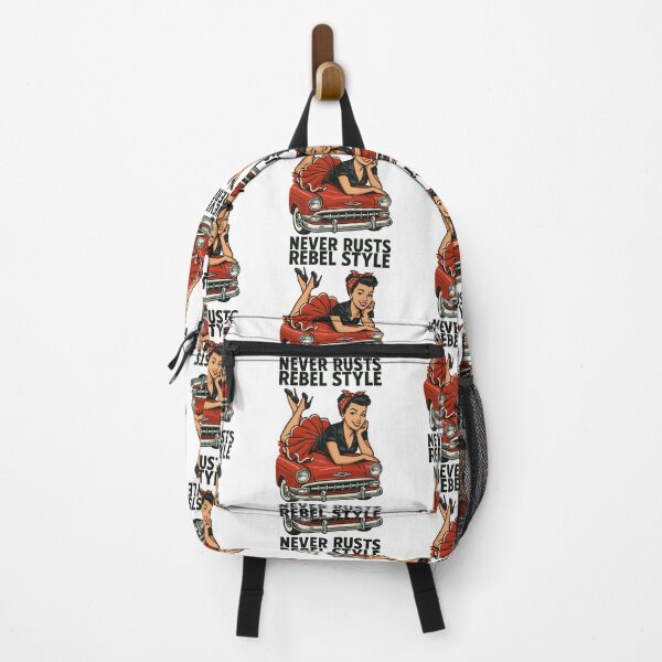 Item preview, Rockabilly Pin-Up: Rebel Style Never Rusts Retro designed and sold by Pineapple-Tree.