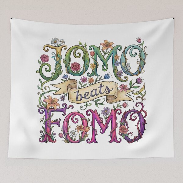 Item preview, JOMO Beats FOMO (from Rapunzel's Introvert Anthem | Rebel Fable) designed and sold by Rebel Fable.