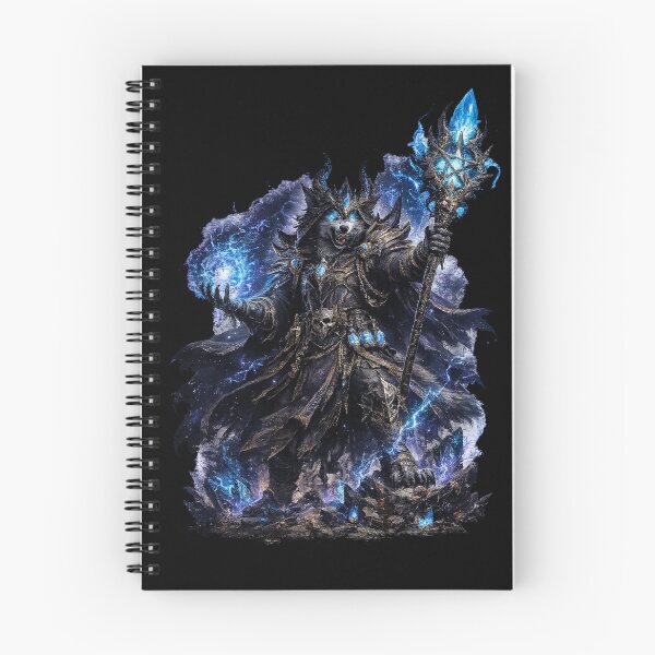 Item preview, Arcane Frost Wolf Mage - Blue Magic Fantasy Cutout designed and sold by Nesaith.