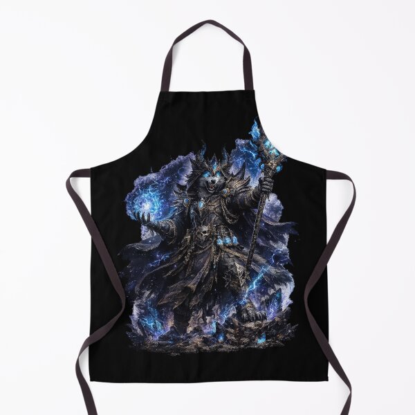 Item preview, Arcane Frost Wolf Mage - Blue Magic Fantasy Cutout designed and sold by Nesaith.