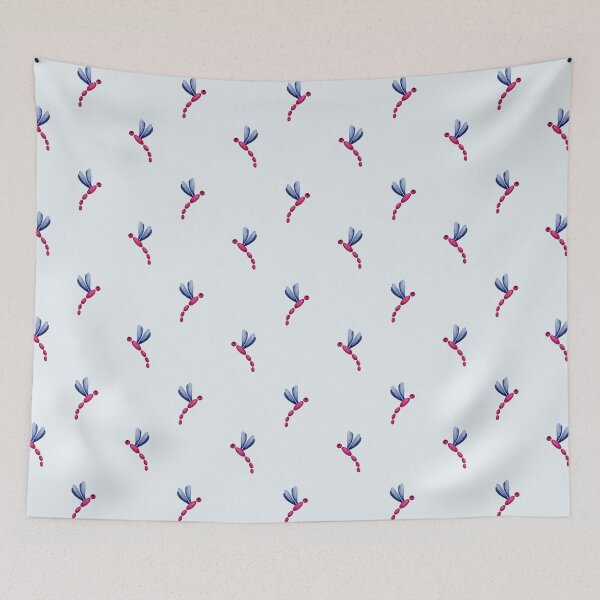 Item preview, Cute Pastel Dragonfly Seamless Pattern Whimsical Textile Design designed and sold by EL-Lebedenko.