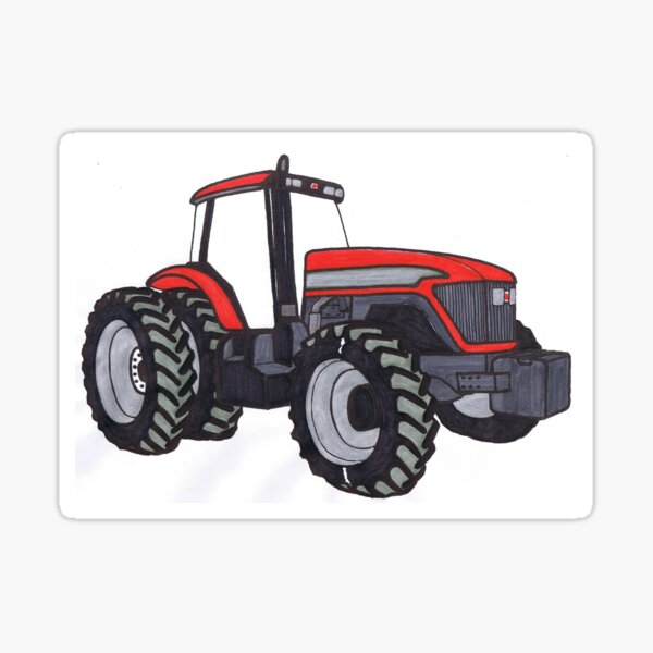AGCO DT225 FWA Tractor with Duals Sticker
