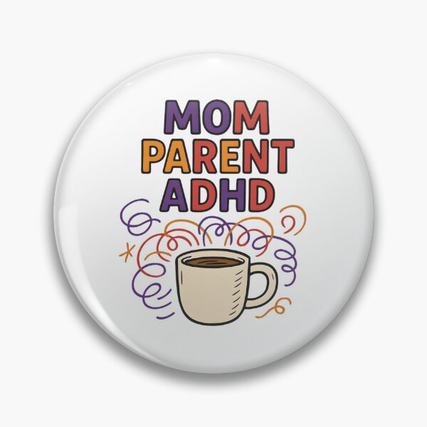 Item preview, Mom Parent ADHD – Coffee Fueled Chaos Funny ADHD Mom Life Design designed and sold by MomParentADHD.