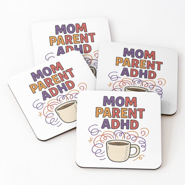 Item preview, Mom Parent ADHD – Coffee Fueled Chaos Funny ADHD Mom Life Design designed and sold by MomParentADHD.