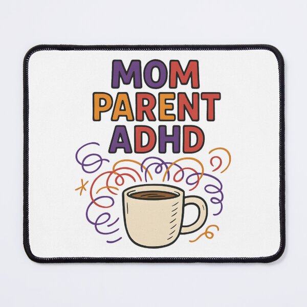 Item preview, Mom Parent ADHD – Coffee Fueled Chaos Funny ADHD Mom Life Design designed and sold by MomParentADHD.