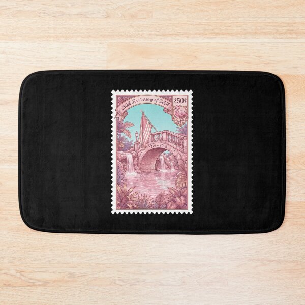 Item preview, 250th Anniversary USA Tropical Paradise Stamp Pink Flamingo designed and sold by G350.