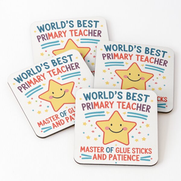 Item preview, World's Best Primary Teacher designed and sold by Teacher Smiles Co..