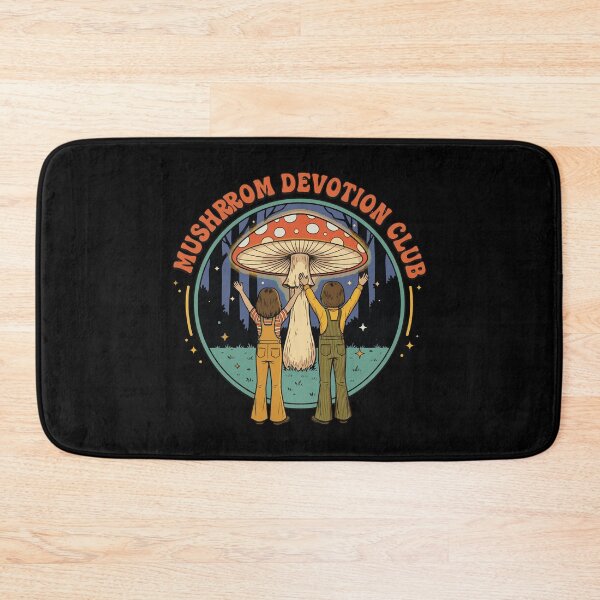 Item preview, Funny Retro Mushroom Devotion Club Shirt – Vintage Dark Fungi Art designed and sold by Identity Club Co.