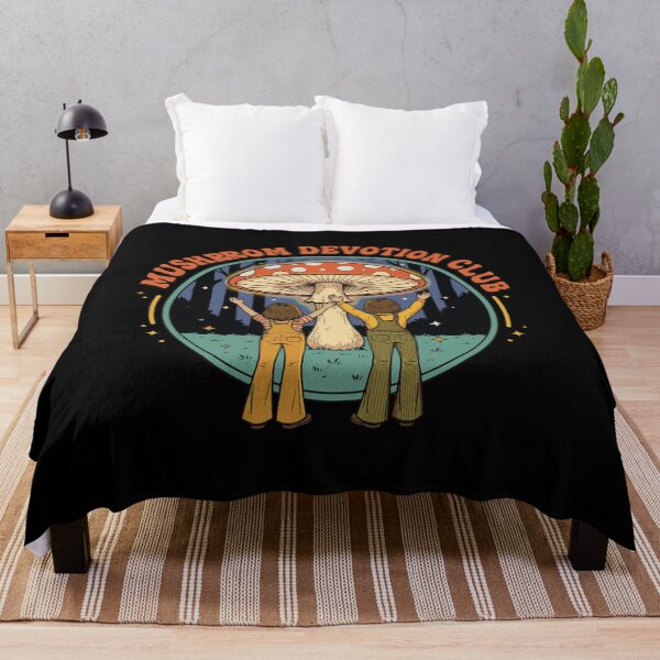 Item preview, Funny Retro Mushroom Devotion Club Shirt – Vintage Dark Fungi Art designed and sold by Identity Club Co.