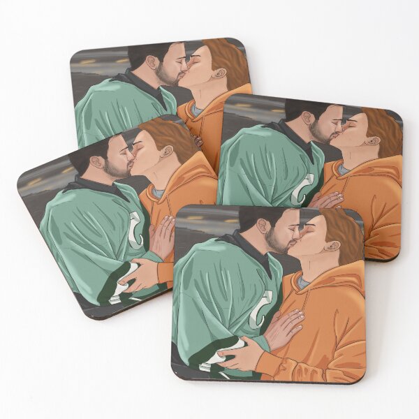 Item preview, Queer Ice Hockey Kiss designed and sold by LisaLaquaArt.