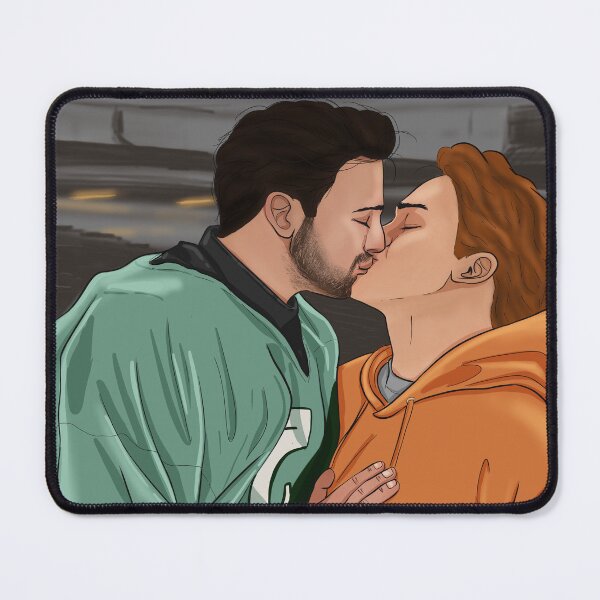Item preview, Queer Ice Hockey Kiss designed and sold by LisaLaquaArt.