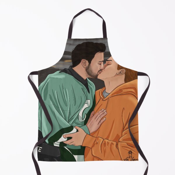 Item preview, Queer Ice Hockey Kiss designed and sold by LisaLaquaArt.