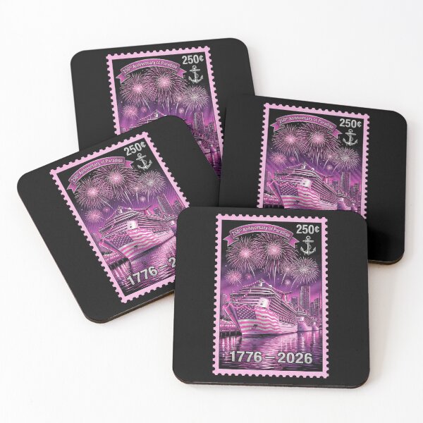 Item preview, 250th Anniversary Paradise Cruise Ship Fireworks Stamp designed and sold by G350.