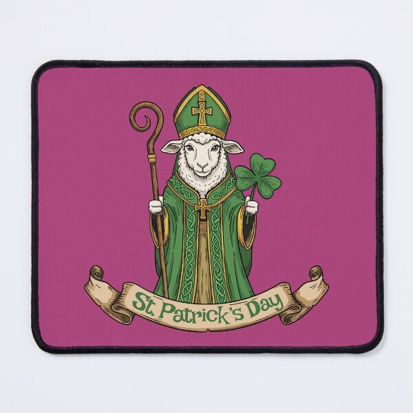 Item preview, Saint Sheep’s Day – Funny St. Patrick’s Day Lamb Design designed and sold by CARPIO Creations.