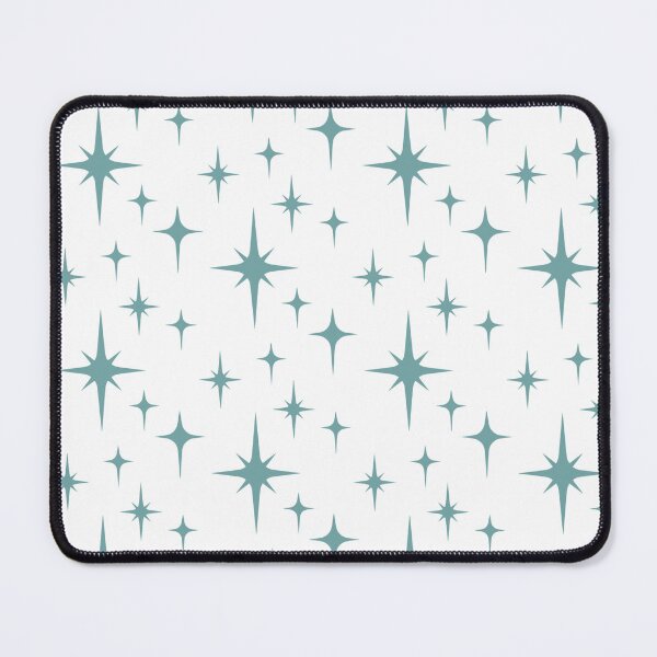 Item preview, Vintage Retro 1950s Mid Century Modern Aqua Blue Atomic Starburst  designed and sold by RetroMaggie.
