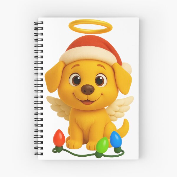 Item preview, Christmas Angel Dog designed and sold by Sillytoe.