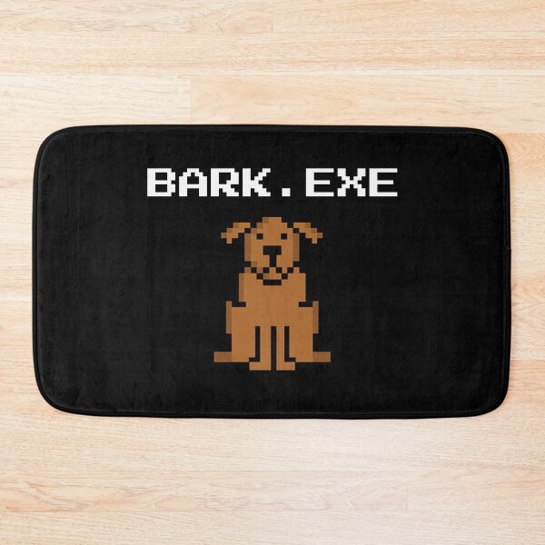 Item preview, BARK.EXE - Funny Pixel Art Dog Programmer & Retro Gamer designed and sold by vividlukas.