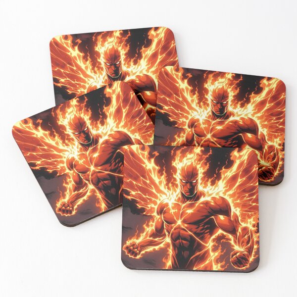 Item preview, Winged Superhero Breathing Fire | Epic Action Collection designed and sold by Bittor18.