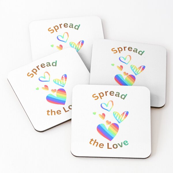 Item preview, Spread the Love Rainbow Hearts designed and sold by ValeriValera.