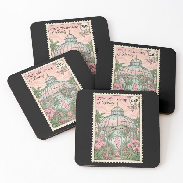 Item preview, 250th Anniversary of Beauty Victorian Glass House Stamp designed and sold by G350.