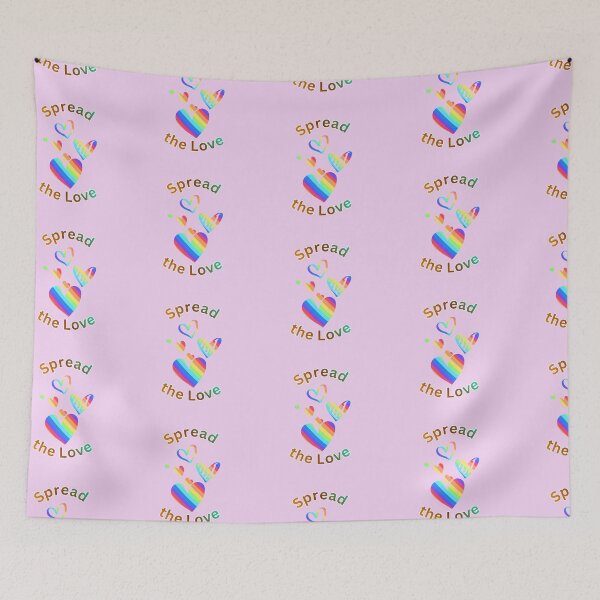 Item preview, Spread the Love Rainbow Hearts designed and sold by ValeriValera.