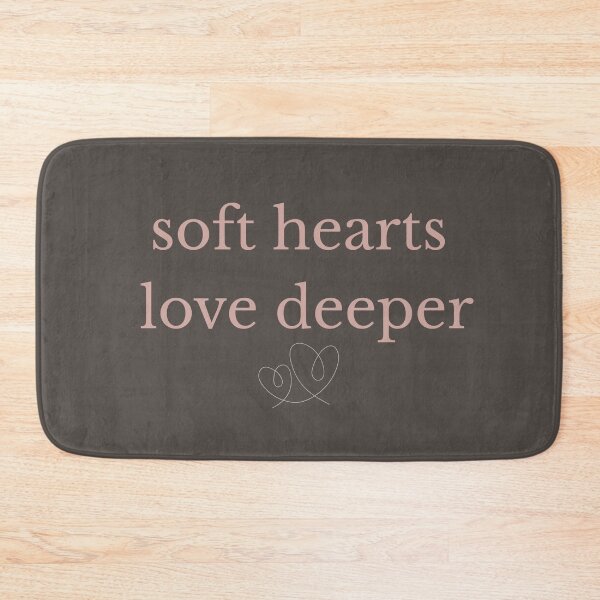 Item preview, Soft Hearts Love Deeper Minimalist Design designed and sold by Minimalist Typography.