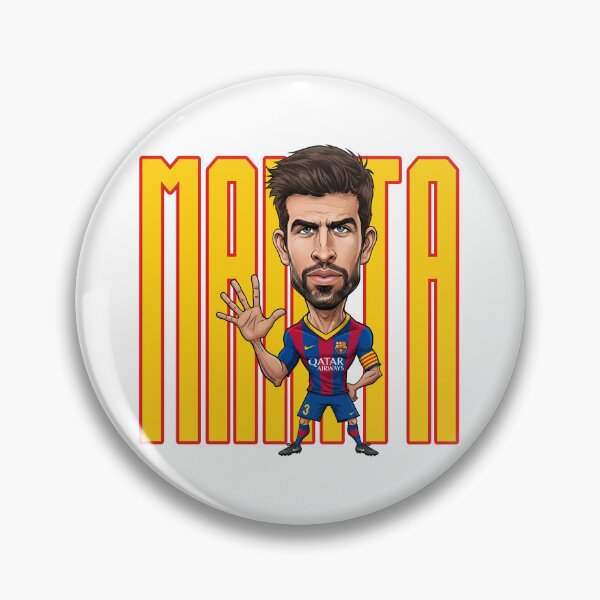 Item preview, Funny caricature of Gerard Pique Manita designed and sold by vectorlove.