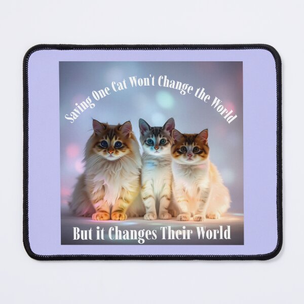 Item preview, Saving One Cat... Cat Rescue designed and sold by Sachie's Studio.