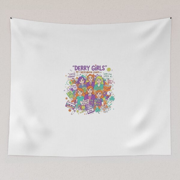 Item preview, Derry Girls 90s Retro Aesthetic - Our Lady Immaculate College Art designed and sold by theartofleylan.