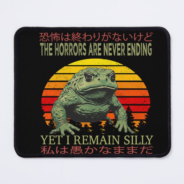 Item preview, the horrors are never ending shirt vintage japanese frog designed and sold by CHAKSTYLE.