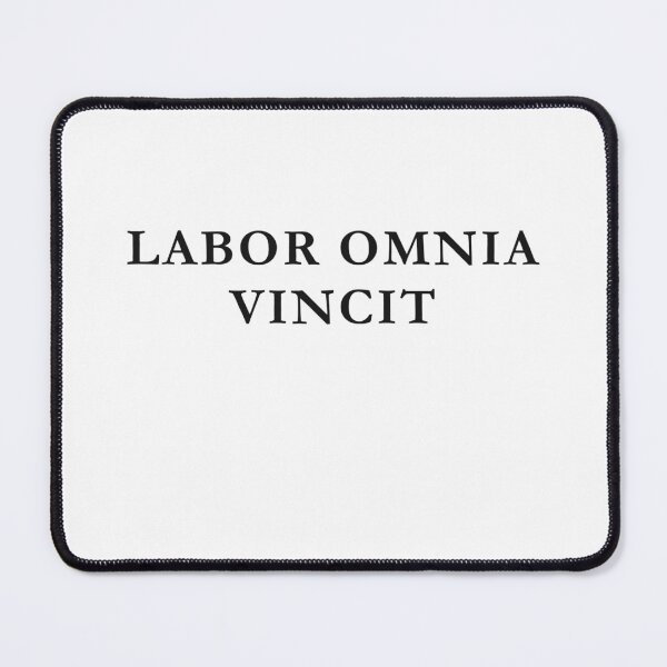 Item preview, Labor Omnia Vincit Latin Dark Academia Classical Text Design designed and sold by semenol.