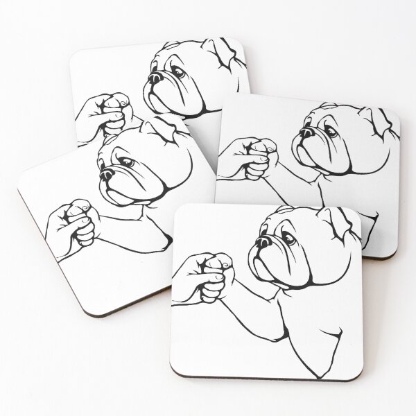 Item preview, Fist Bump Love – Human and Dog Friendship Design designed and sold by Driptee2023.