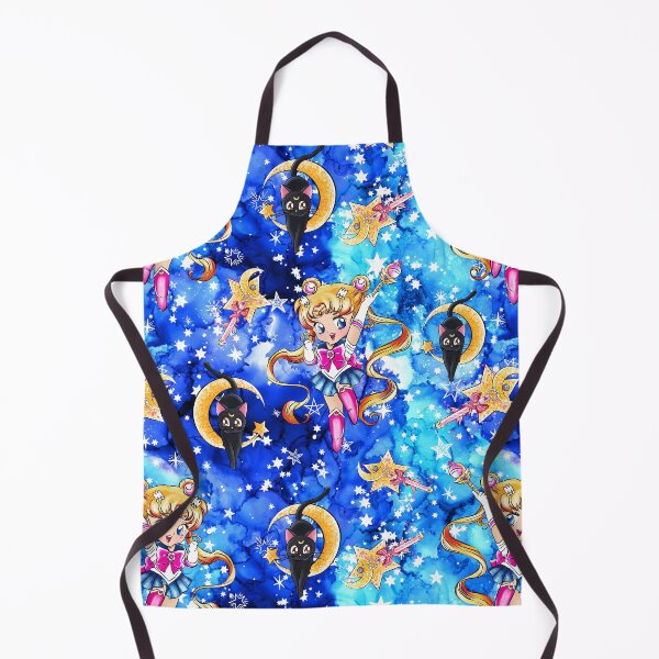 Item preview, Chibi Celestial Moon Girl Black Cat Anime Pattern Sailor designed and sold by 7strikesquad.